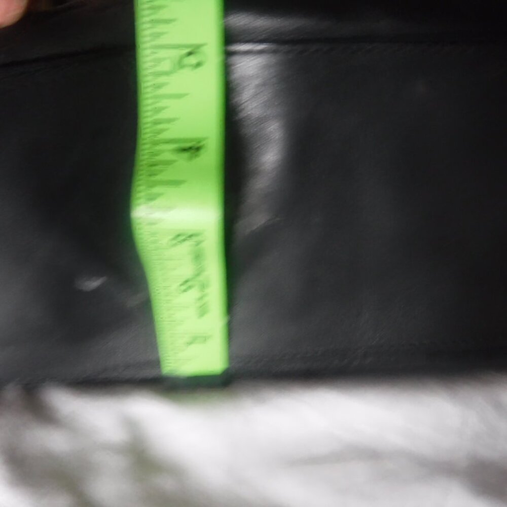 Womens Ralph Lauren Black Leather Womes Purse Lauren MCMIXII Shoulder tote - Picture 13 of 14